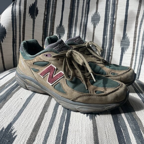 New Balance x Teddy Santis 990 V3 "Green/Purple"" - Picture 2 of 3